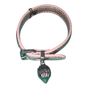 Kurt Geiger NWT Metallic Band Bracelet w Silver Eagle that sparkles. Dustbag.